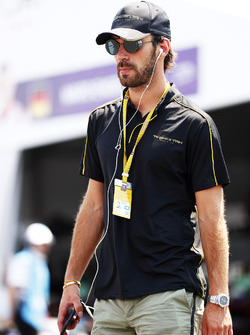 Jean-Eric Vergne, Techeetah, in the paddock