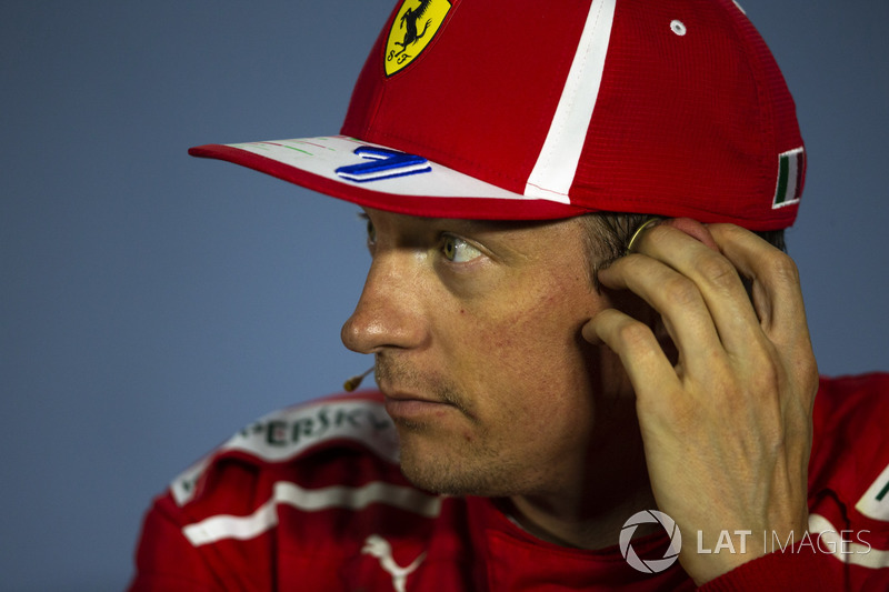 Kimi Raikkonen, Ferrari in Press Conference