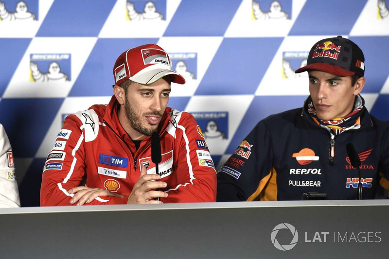 Andrea Dovizioso, Ducati Team, Marc Marquez, Repsol Honda Team
