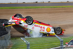 Fabian Coulthard, Team Penske Ford crash
