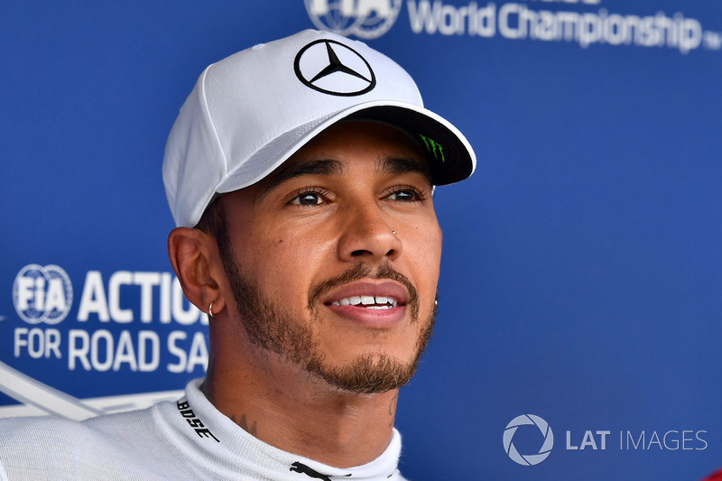 Lewis Hamilton, Mercedes-AMG F1 in parc ferme