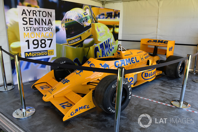 La Lotus 99T de Ayrton Senna