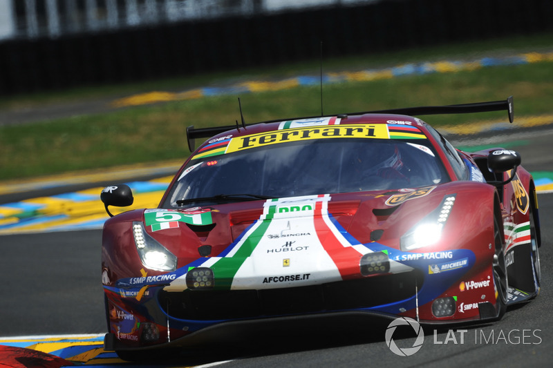 34: #51 AF Corse Ferrari 488 GTE EVO: Alessandro Pier Guidi, James Calado, Daniel Serra, 3'49.494