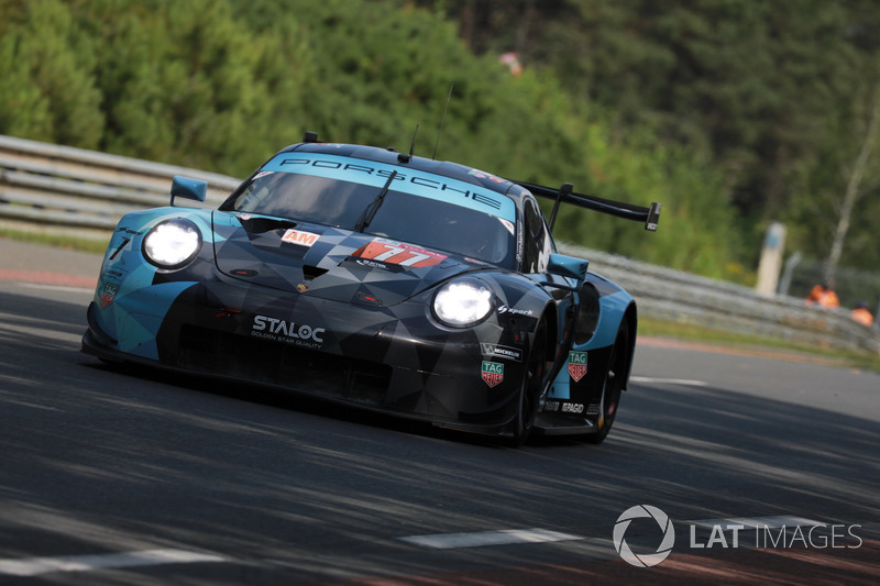 #77 Proton Competition Porsche 911 RSR: Christian Ried, Julien Andlauer, Matt Campbell