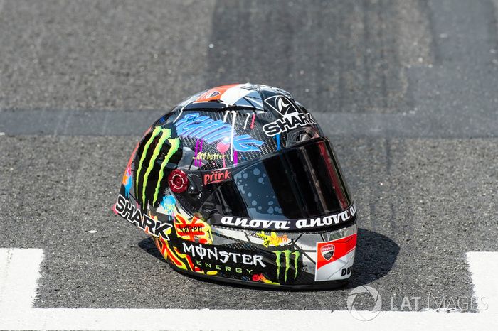 Casco especial para el GP de Catalunya de Jorge Lorenzo, Ducati Team