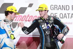 Podio: Lorenzo Baldassarri, Pons HP 40, Francesco Bagnaia, Sky Racing Team VR46