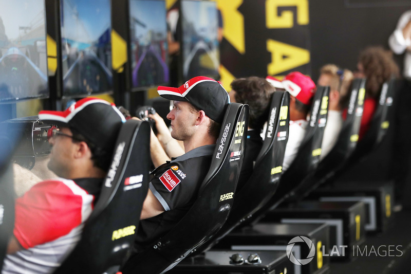Maro Engel, Venturi Formula E Team, at the e-Race