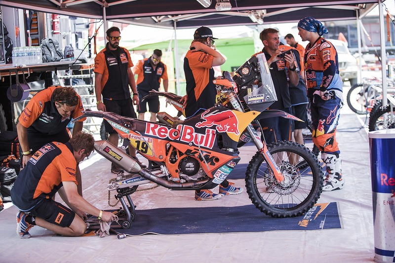 Red Bull KTM Factory Team area