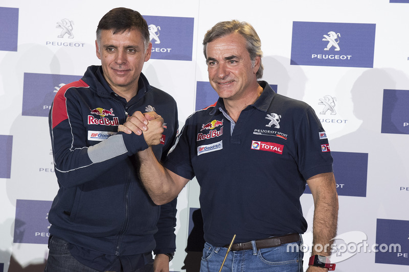 Carlos Sainz, Lucas Cruz, Peugeot Sport