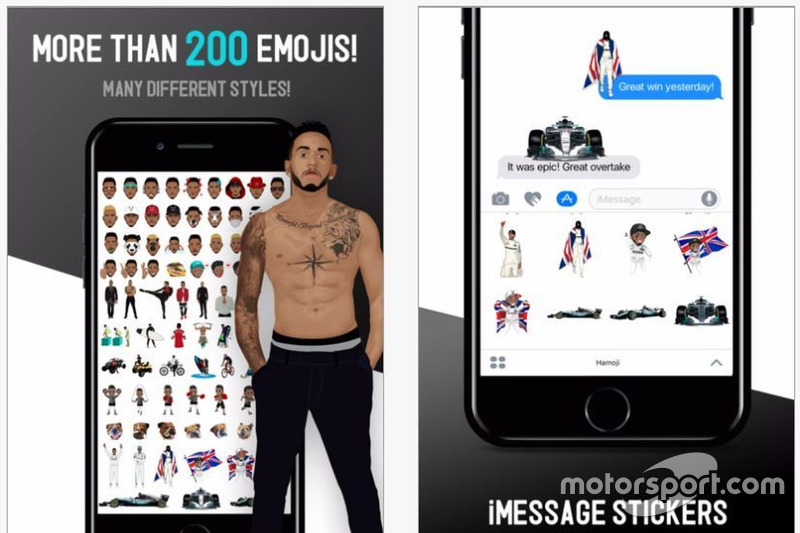 Emojis de Lewis Hamilton