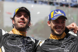 Jean-Eric Vergne, Techeetah, Andre Lotterer, Techeetah, festeggiano sul podio