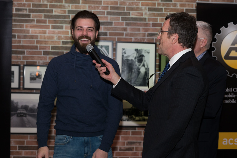 Stefano Comini alla premiazione ACS 2017