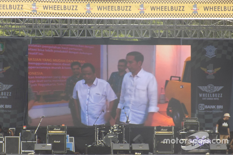Pemutaran video sejarah kota Solo