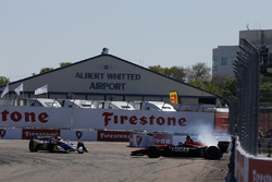 Kollision: Robert Wickens, Schmidt Peterson Motorsports Honda, Alexander Rossi, Andretti Autosport H