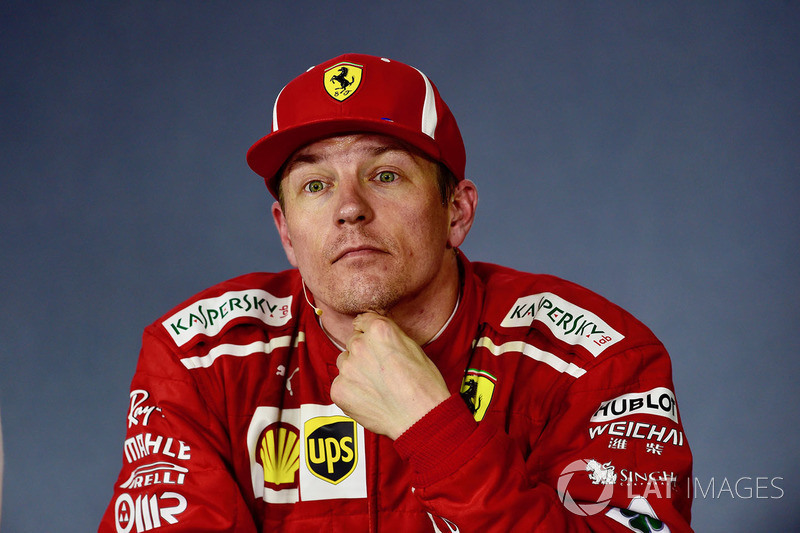 Kimi Raikkonen, Ferrari in the Press Conference