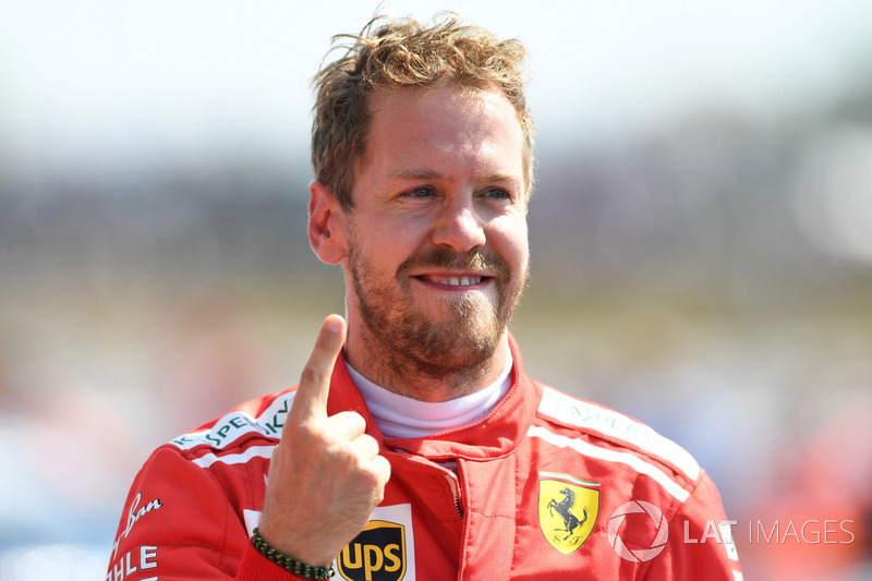 Ganador Sebastian Vettel, Ferrari SF71H,