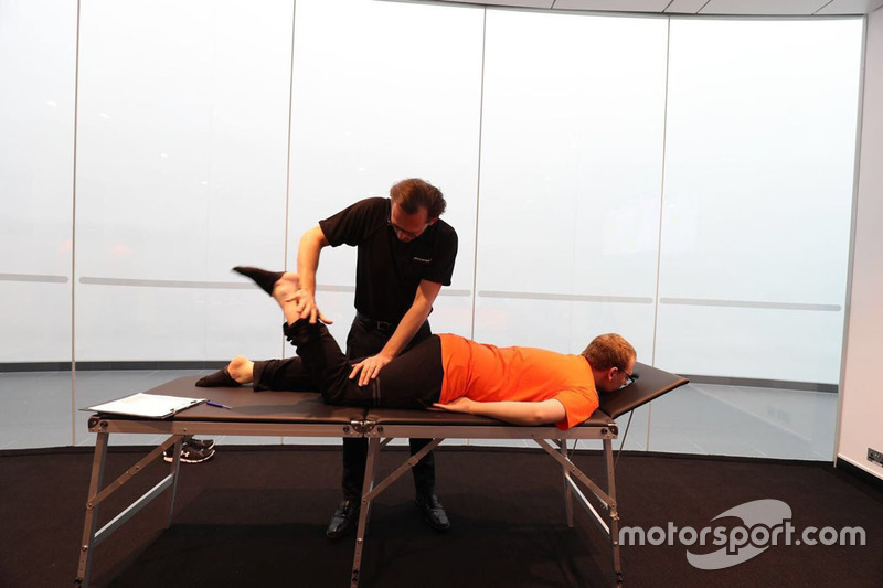 Un participante del McLaren World's Fastest Gamer