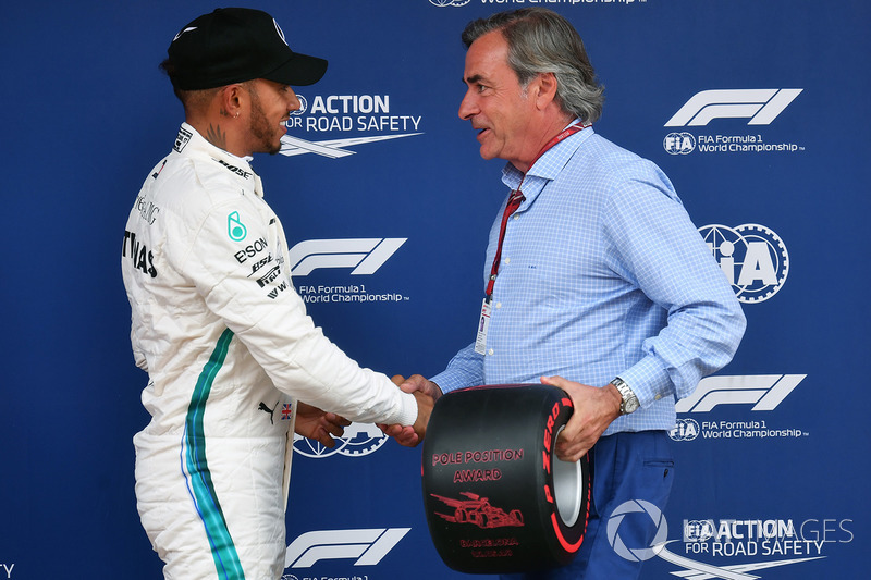 Képekben Hamilton 74. F1-es rajtelsősége