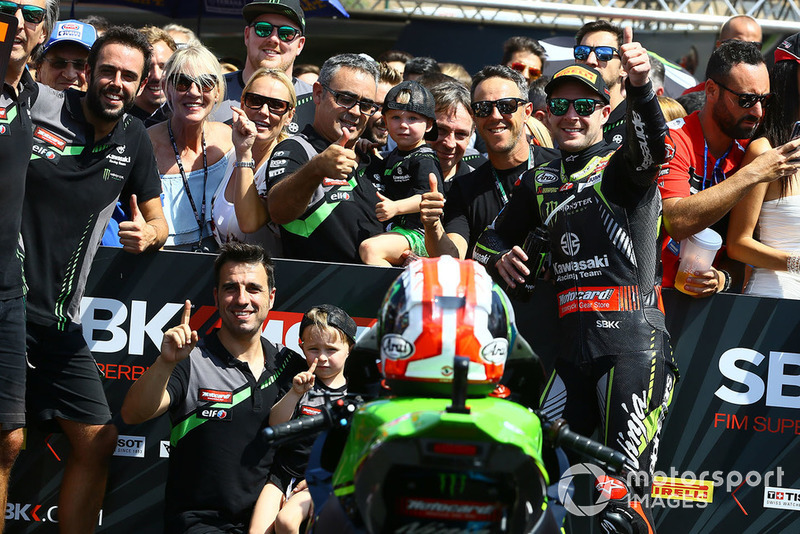 Race winner Jonathan Rea, Kawasaki Racing