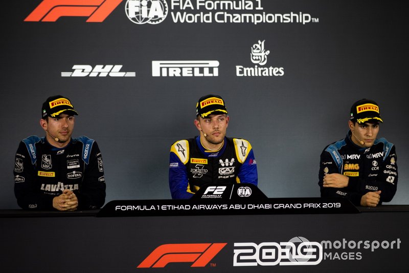 Luca Ghiotto, UNI Virtuosi Racing Nicholas Latifi, Dams and Sergio Sette Camara, Dams