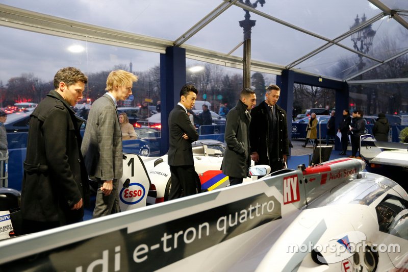 André Lotterer, Kazuki Nakajima, Brendon Hartley, Loïc Duval, Sébastien Buemi