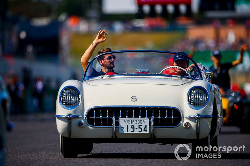 Romain Grosjean, Haas F1 on the drivers parade