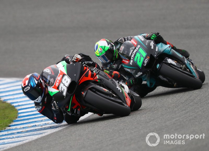 Bradley Smith, Aprilia Racing Team Gresini, Franco Morbidelli, Petronas Yamaha SRT