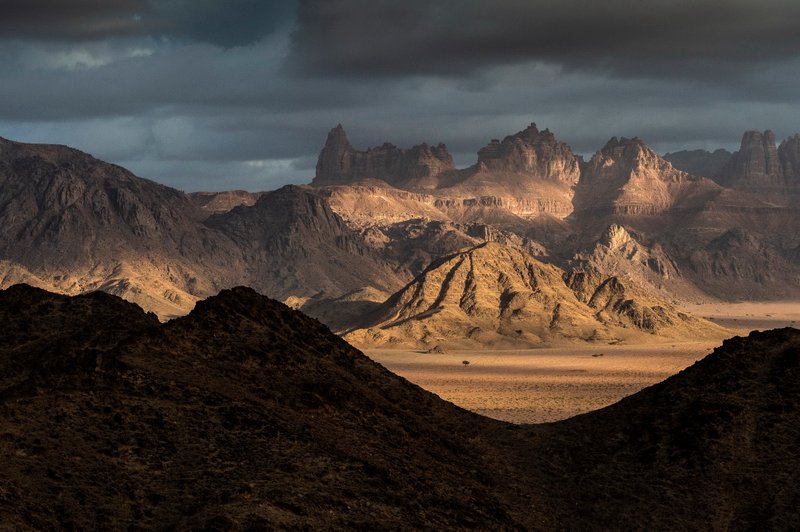 El paisaje del rally