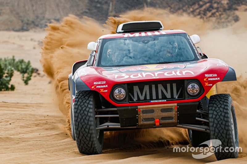 #302 JCW X-Raid Team: Stephane Peterhansel, Paulo Fiuza