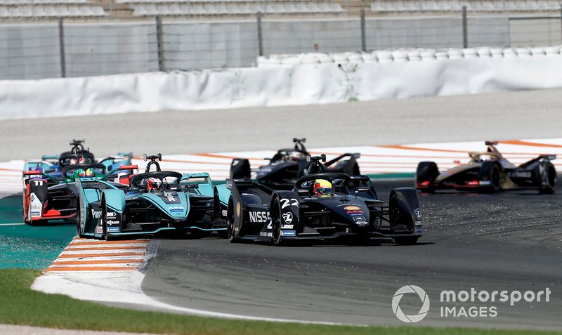 Oliver Rowland, Nissan e.Dams, Nissan IMO2 Mitch Evans, Panasonic Jaguar Racing, Jaguar I-Type 4, Lucas Di Grassi, Audi Sport ABT Schaeffler, Audi e-tron FE06