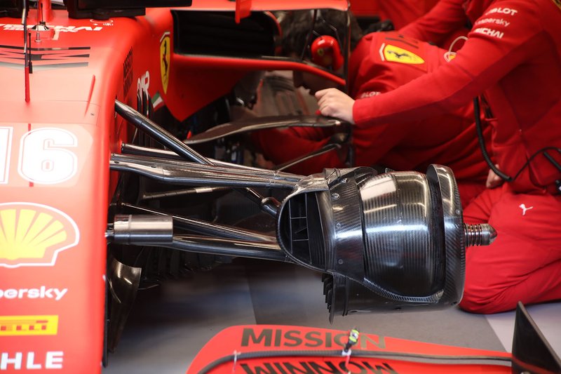 Ferrari SF1000 front brakes detail