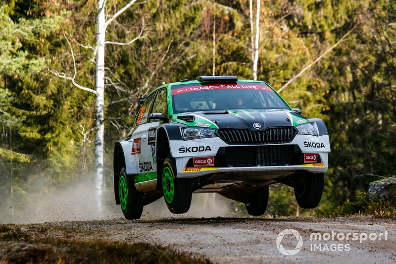 Oliver Solberg, Aaron Johnston, Skoda Fabia Evo