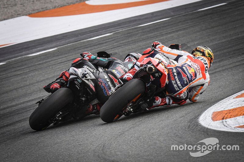 Marc Marquez, Repsol Honda Team, Fabio Quartararo, Petronas Yamaha SRT