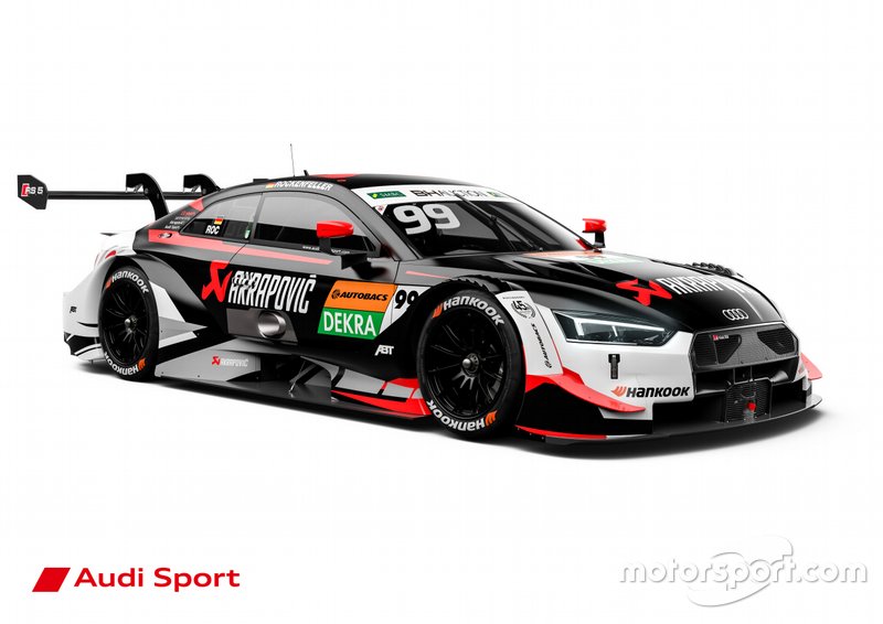 Mike Rockenfellers Bolide weist kaum Änderungen zum Design der Saison 2019 auf, dafür wird sein Auto diesmal nicht von Phoenix, sondern von Abt eingesetzt.