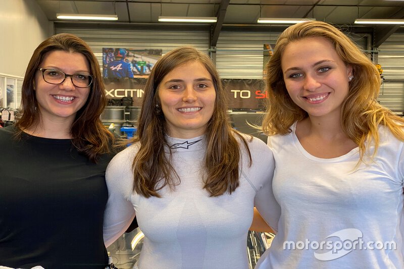 Katherine Legge, Tatiana Calderón y Sophia Flörsch 2020