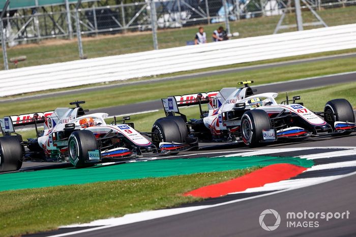 Mick Schumacher, Haas VF-21, Nikita Mazepin, Haas VF-21