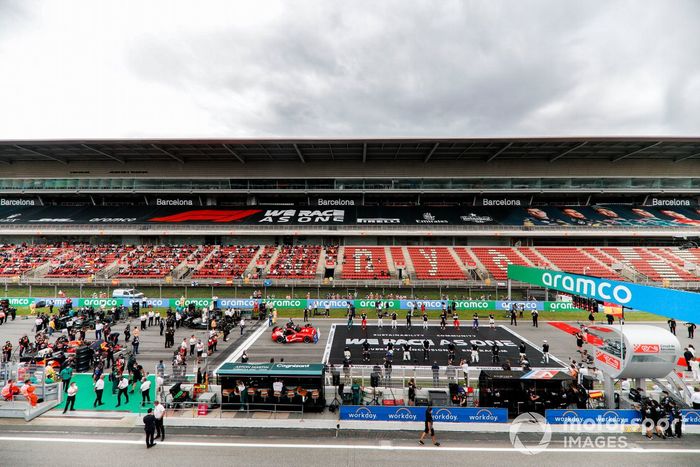 La parrilla previa a la carrera