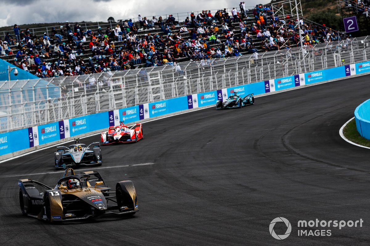 Antonio Felix da Costa, DS Techeetah, DS E-Tense FE21, Stoffel Vandoorne, Mercedes Benz EQ, EQ Silver Arrow 02, Alex Lynn, Mahindra Racing, M7Electro
