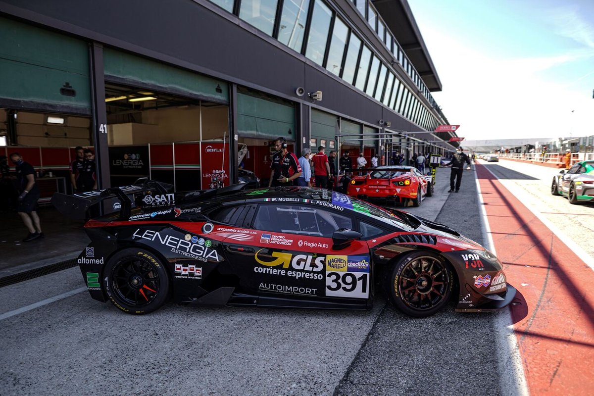 #391 Best Lap, Lamborghini Huracán Super Trofeo Evo: Massimiliano Mugelli, Lorenzo Pegoraro