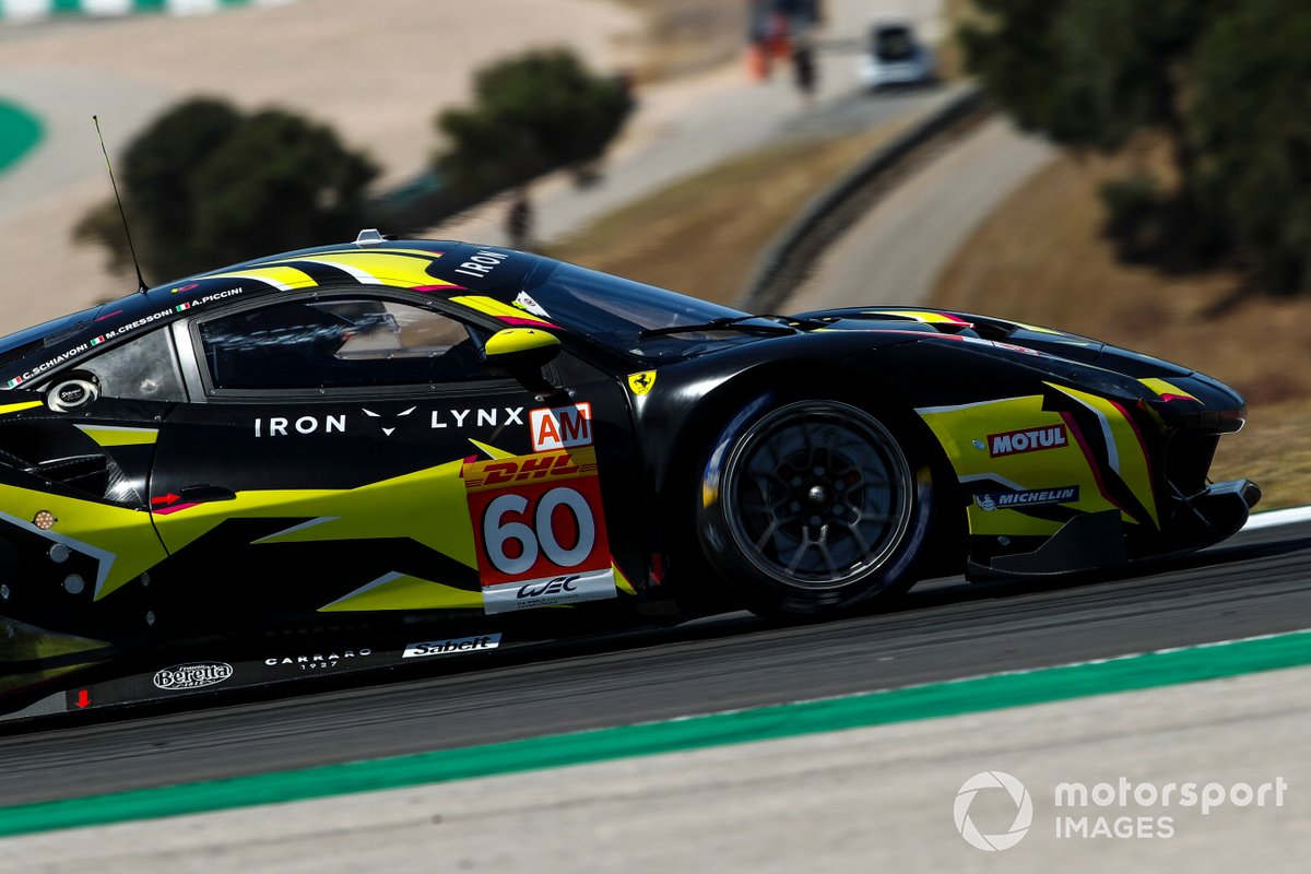 #60 Iron Lynx Ferrari 488 GTE EVO: Claudio Schiavoni, Andrea Piccini, Matteo Cressoni 