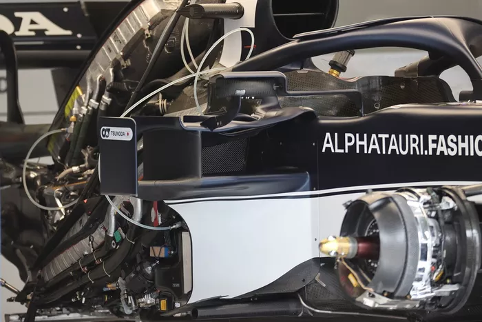 Detalle del AlphaTauri AT02