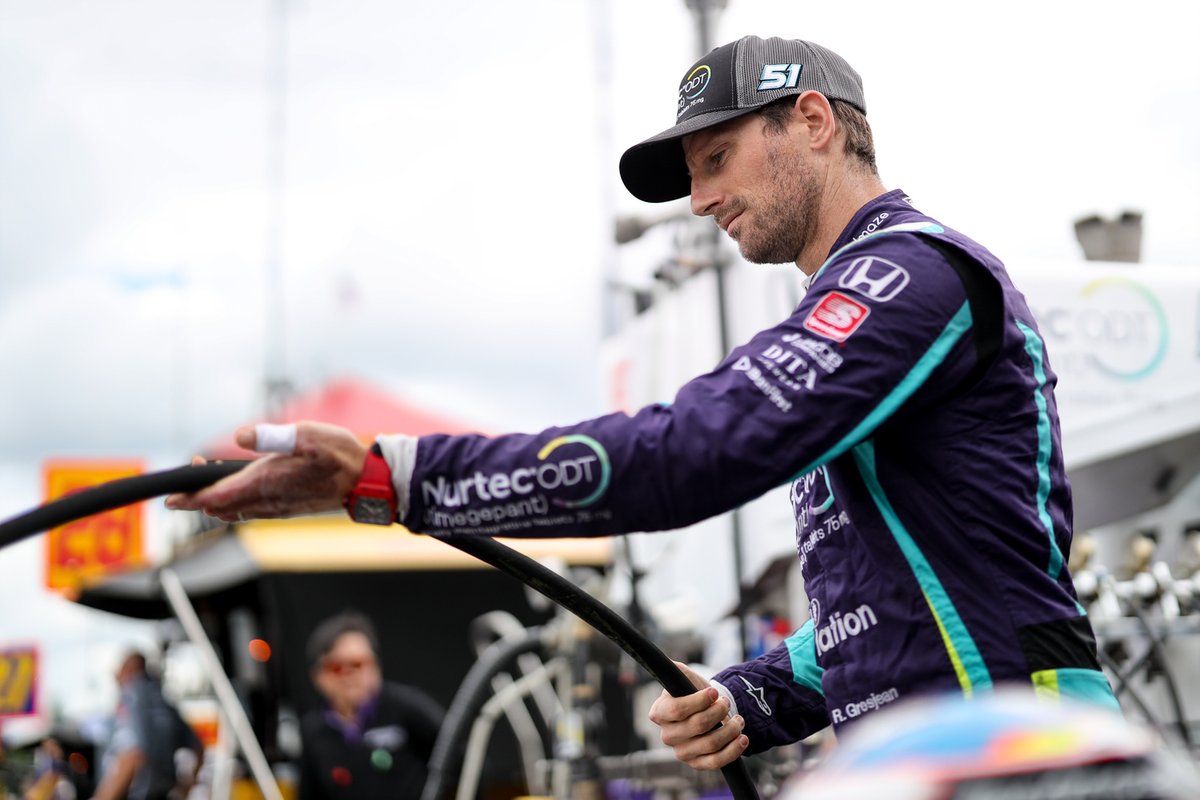 Romain Grosjean, Dale Coyne Racing with Rick Ware Racing Honda