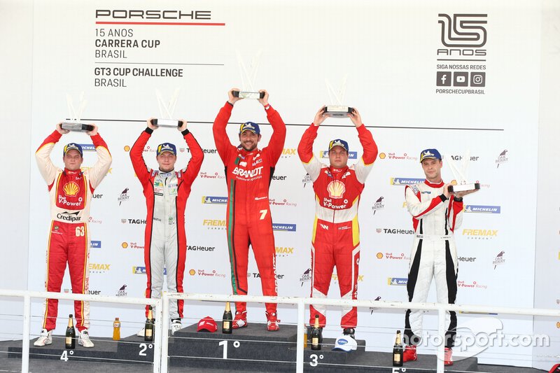 Primeiro pódio do ano na Carrera Cup - Porsche