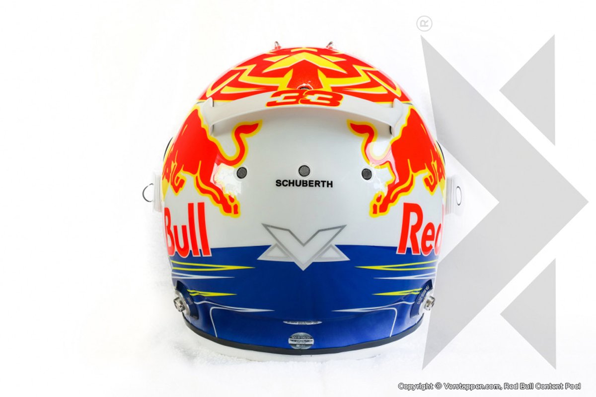 Casco de Max Verstappen, Red Bull Racing