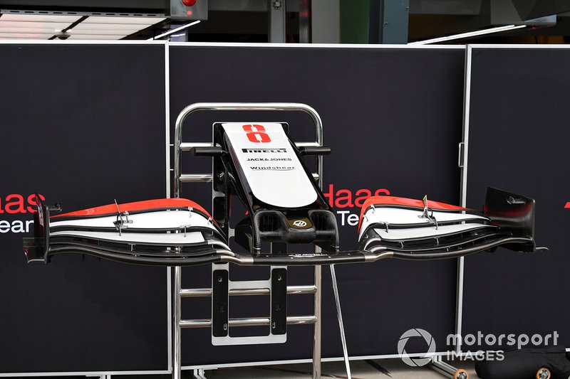 Haas nose and front wing
