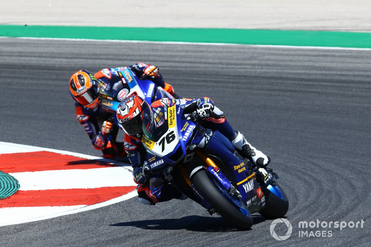 Loris Baz, Ten Kate Racing Yamaha, Michael van Der Mark, Pata Yamaha