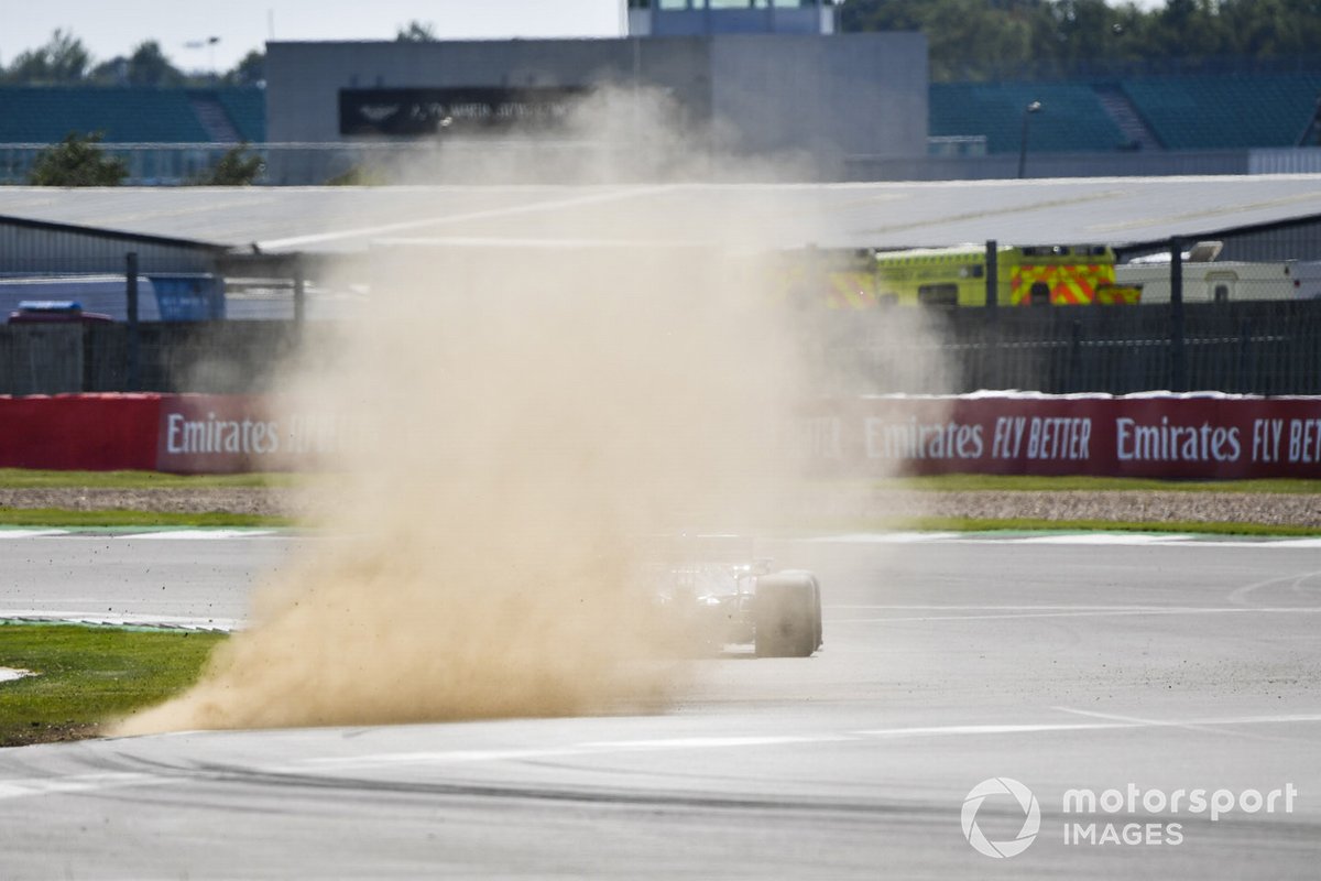 Lance Stroll, Racing Point RP20, alza della polvere
