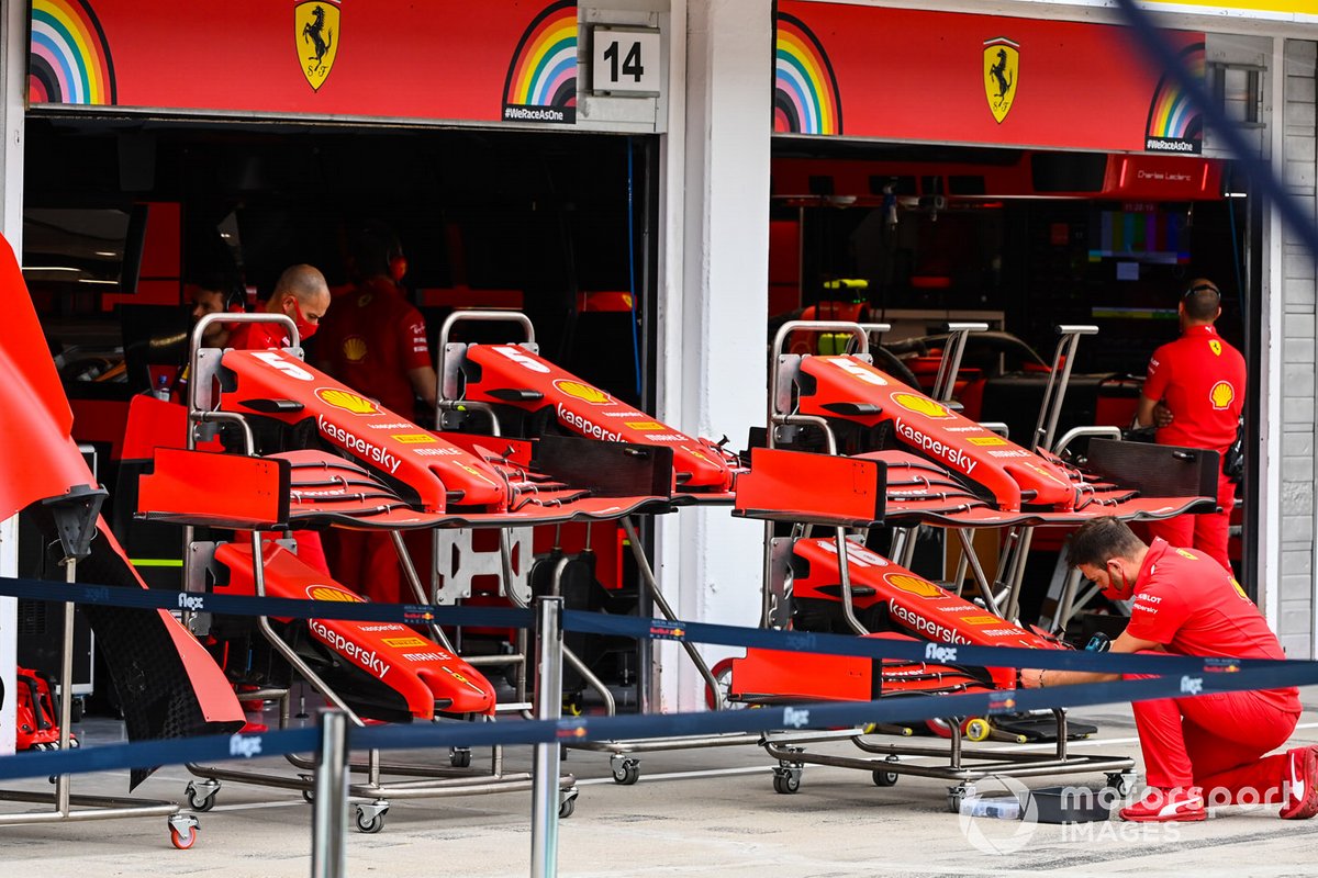 Detalles técnicos del Ferrari SF1000