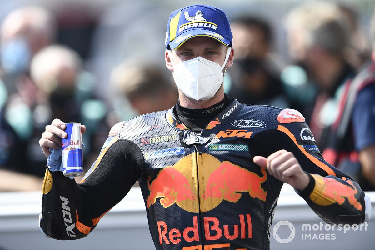 Race winner Brad Binder, Red Bull KTM Factory Racing