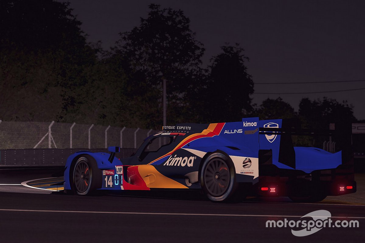 #14 FA/RB Allinsports Oreca 07 LMP2: Fernando Alonso, Rubens Barrichello, Olli Pahkala, Jarl Teien